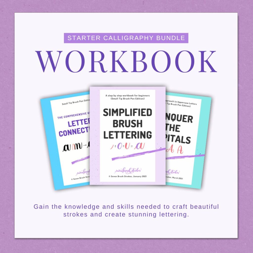 Starter Calligraphy Bundle - Your complete beginner-friendly guide to brush lettering