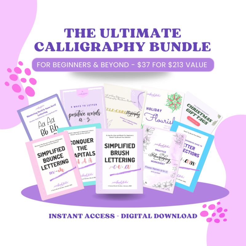 The Ultimate Calligraphy Bundle: All You Need for $37!